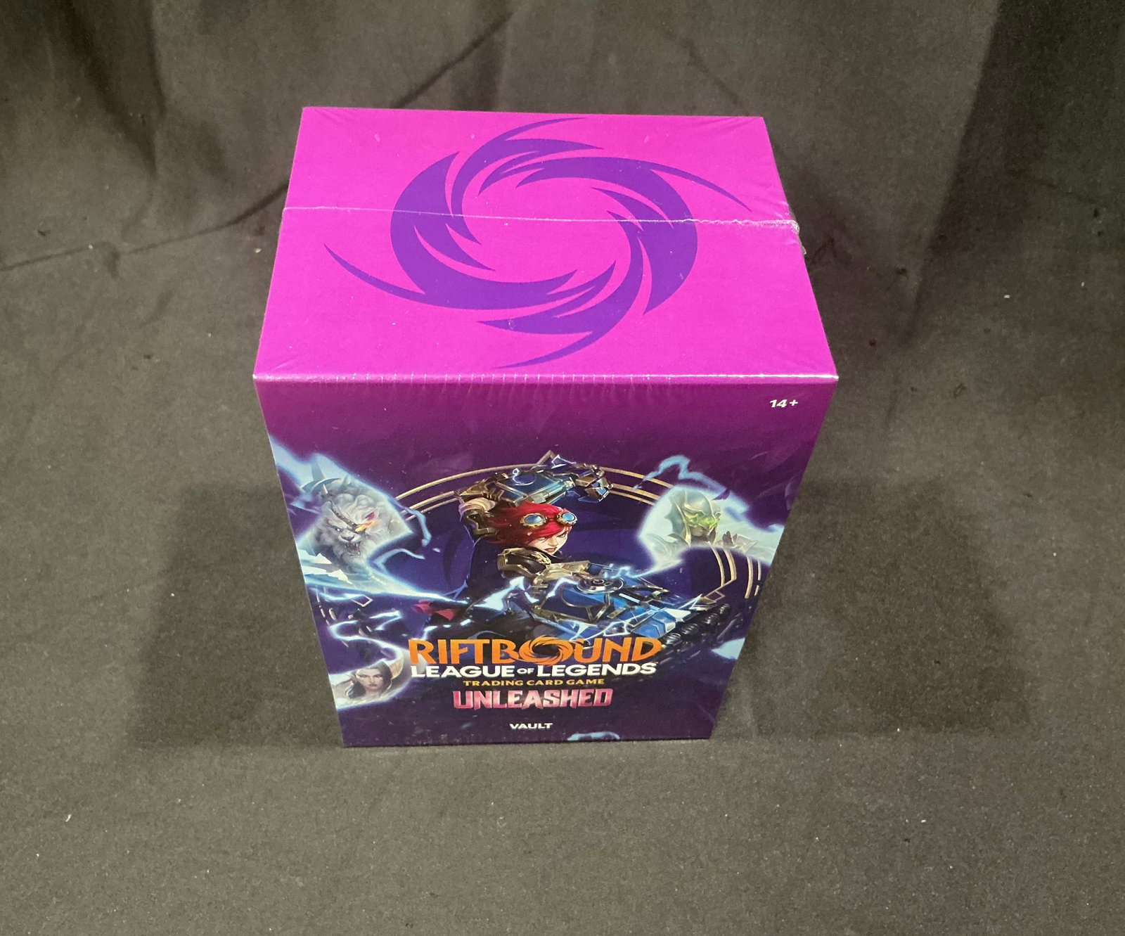 League of Legends Riftbound Vault: Returns after its prior appearance, this factory sealed Riftbound: League of Legends Unleashed Vault includes a reusable storage box packed with booster packs, deck-building accessories, and exclusive