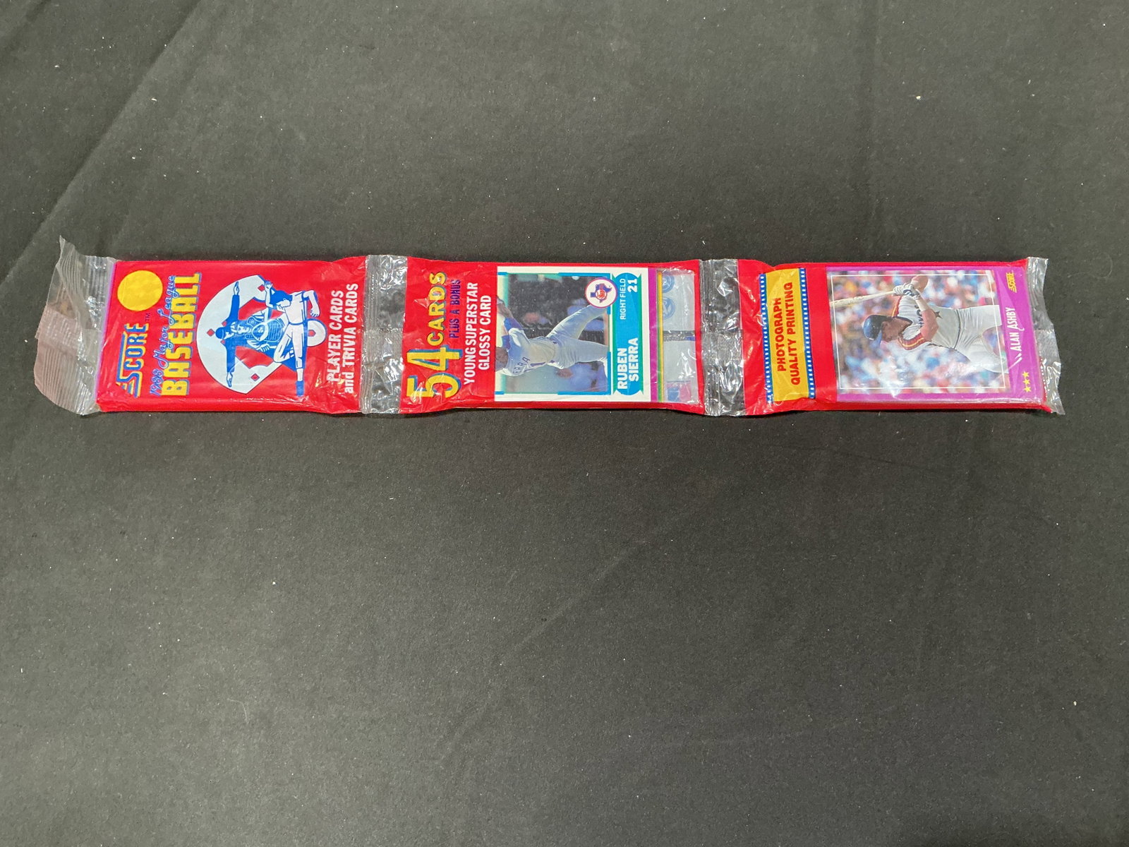 Vintage Baseball Card Cello Packs Trio (1 of 1)