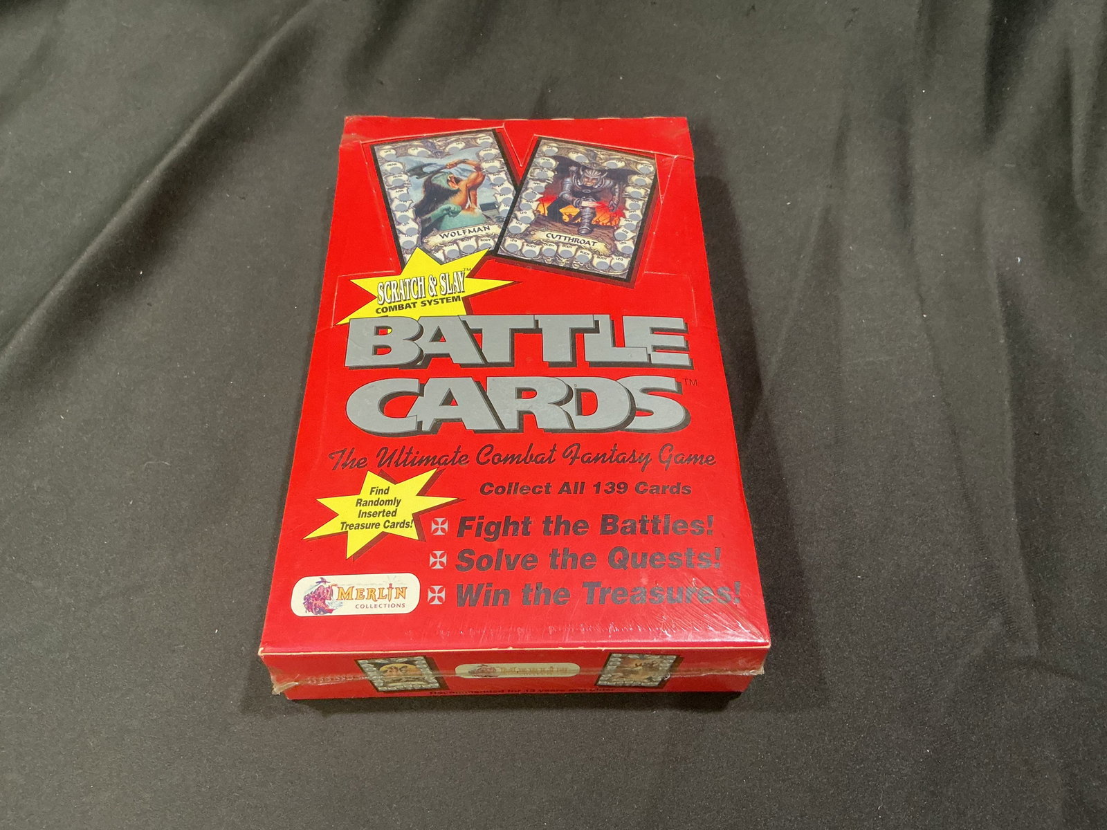 Merlin Battle Cards Scratch & Slay Box (1 of 1)