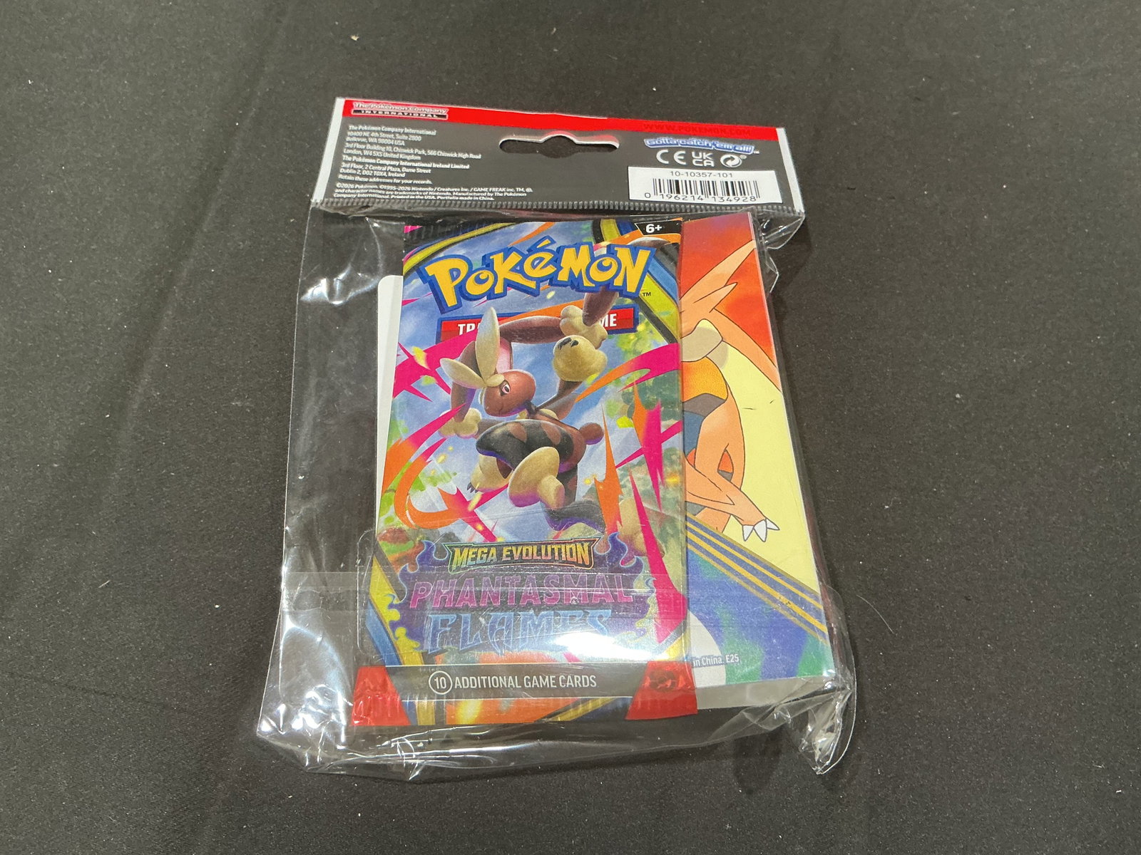Phantasmal Flames Mega Lopunny Mini Portfolio: First time offered in this auction, this factory sealed Pokemon Mega Evolution Phantasmal Flames Mini Portfolio includes a themed mini card portfolio paired with a Phantasmal Flames booster pack. The