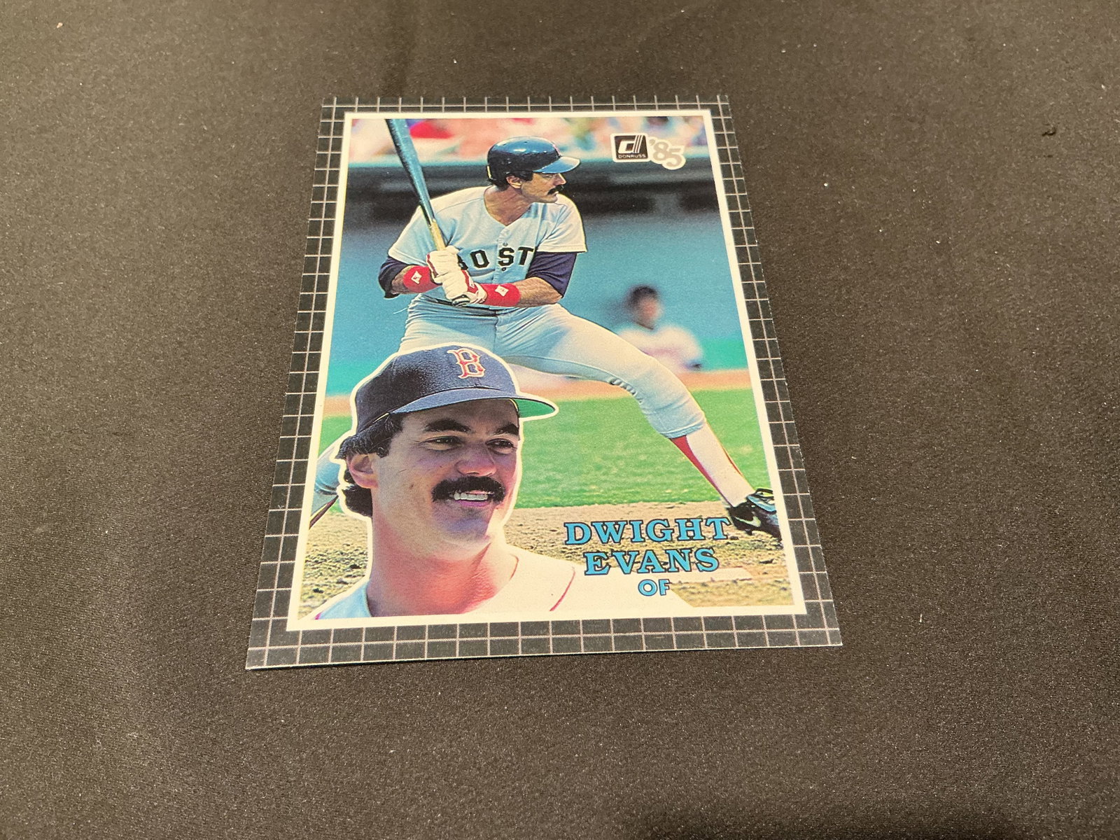 1985 Donruss Dwight Evans #15 Jumbo Card (1 of 2)