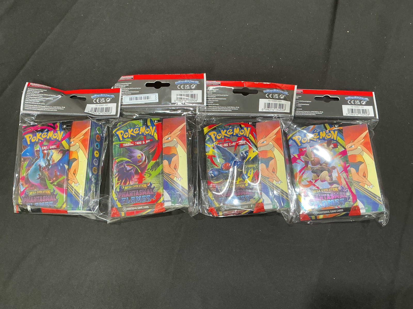 Pokemon Phantasmal Flames 4-Blister Full Artwork Set (1 of 1)