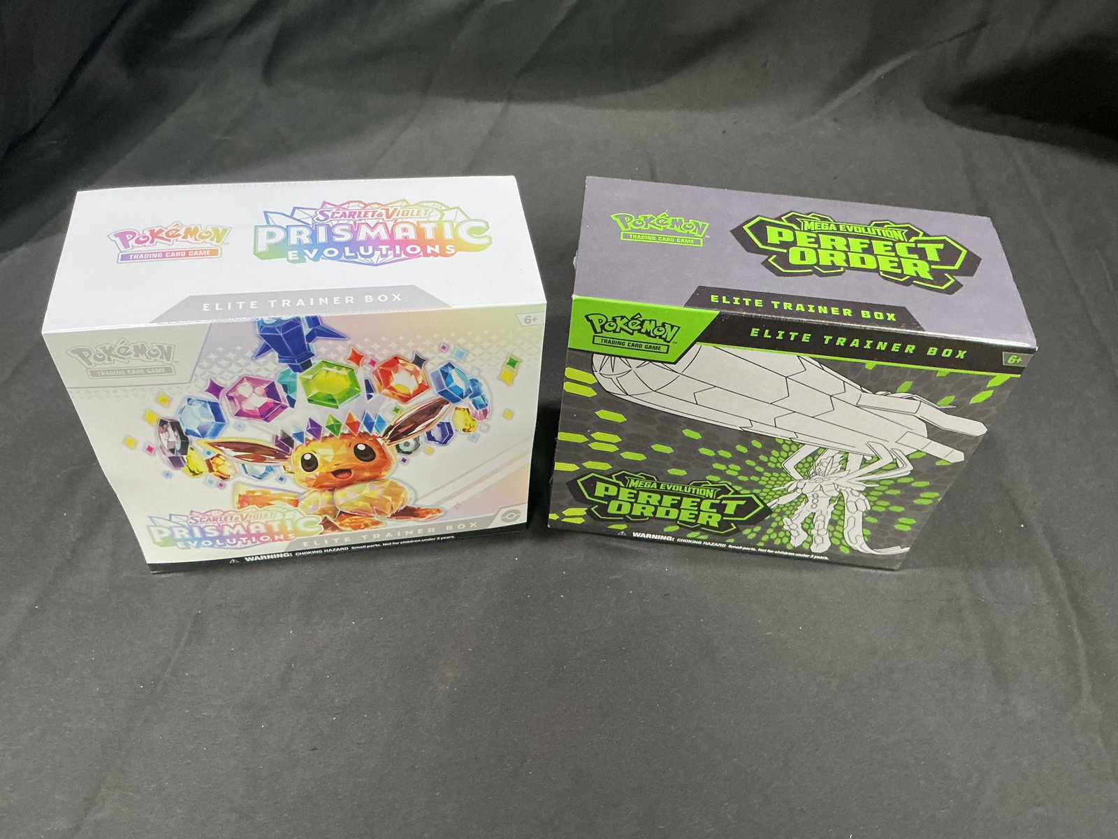 Pokemon Prismatic Evolutions & Perfect Order ETB Pair (1 of 1)