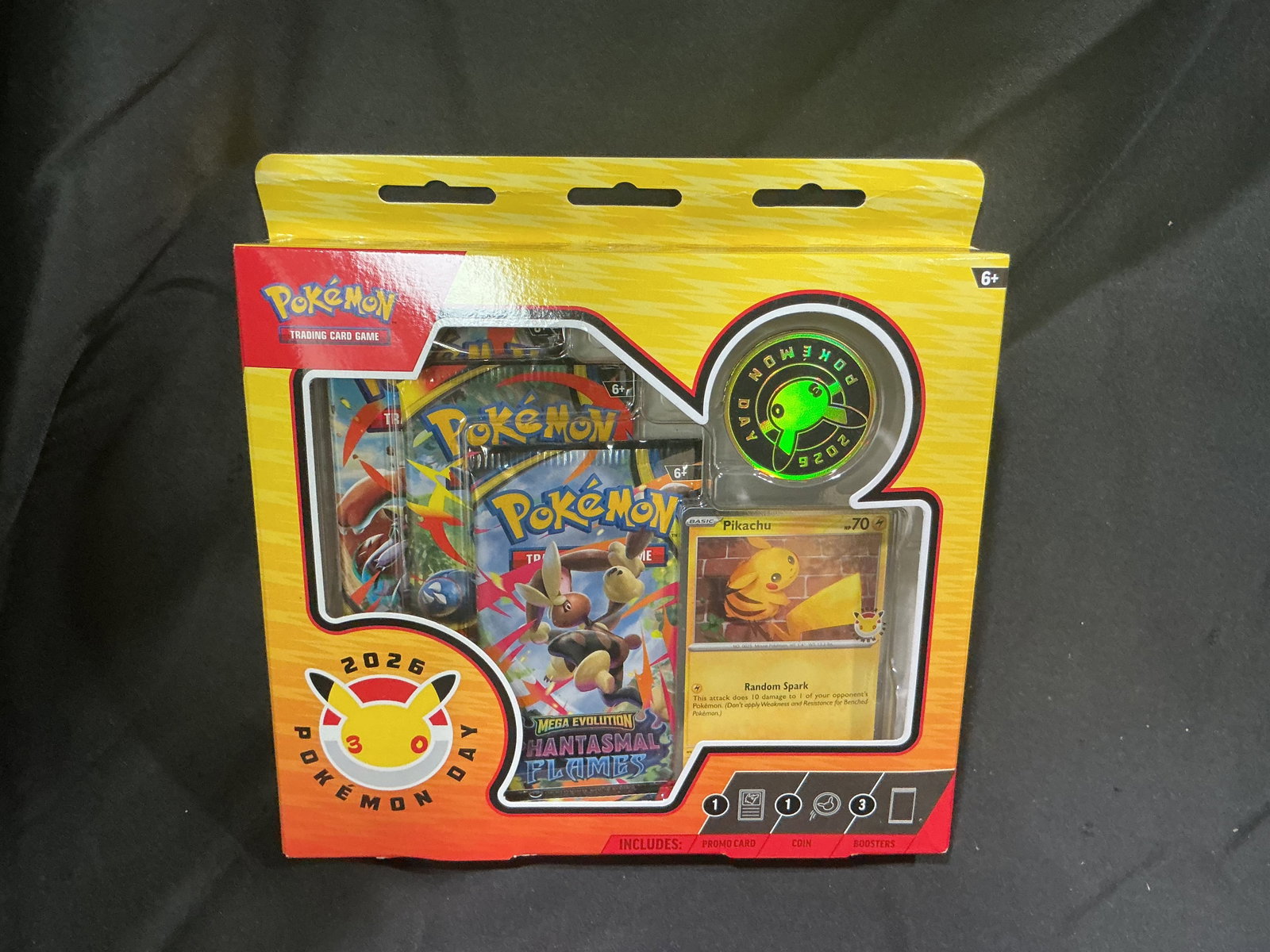 Pokemon Day 2026 Pikachu Collection Lopunny Pack: Making its first auction appearance, this Pokemon TCG Pokemon Day 2026 Collection celebrates the 30th anniversary of Pokemon with a specially stamped foil Pikachu promo card, a metallic anniversary