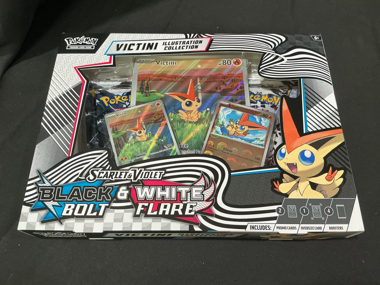 Pokemon Victini Illustration Collection Black Bolt White Flare (1 of 2)