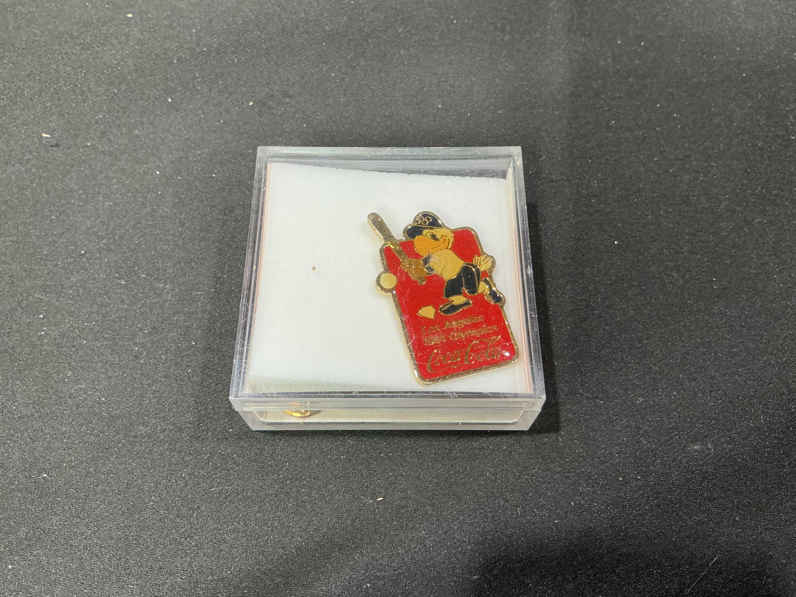 1984 LA Olympics Baseball Dodger Stadium Coca-Cola Pin (1 of 2)