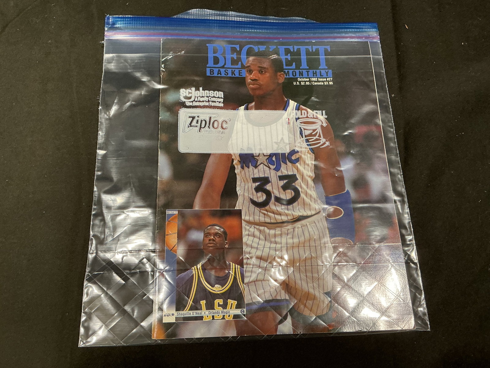 Shaquille O'Neal Beckett Magazine USA Basketball Poster Card Group (1 of 2)