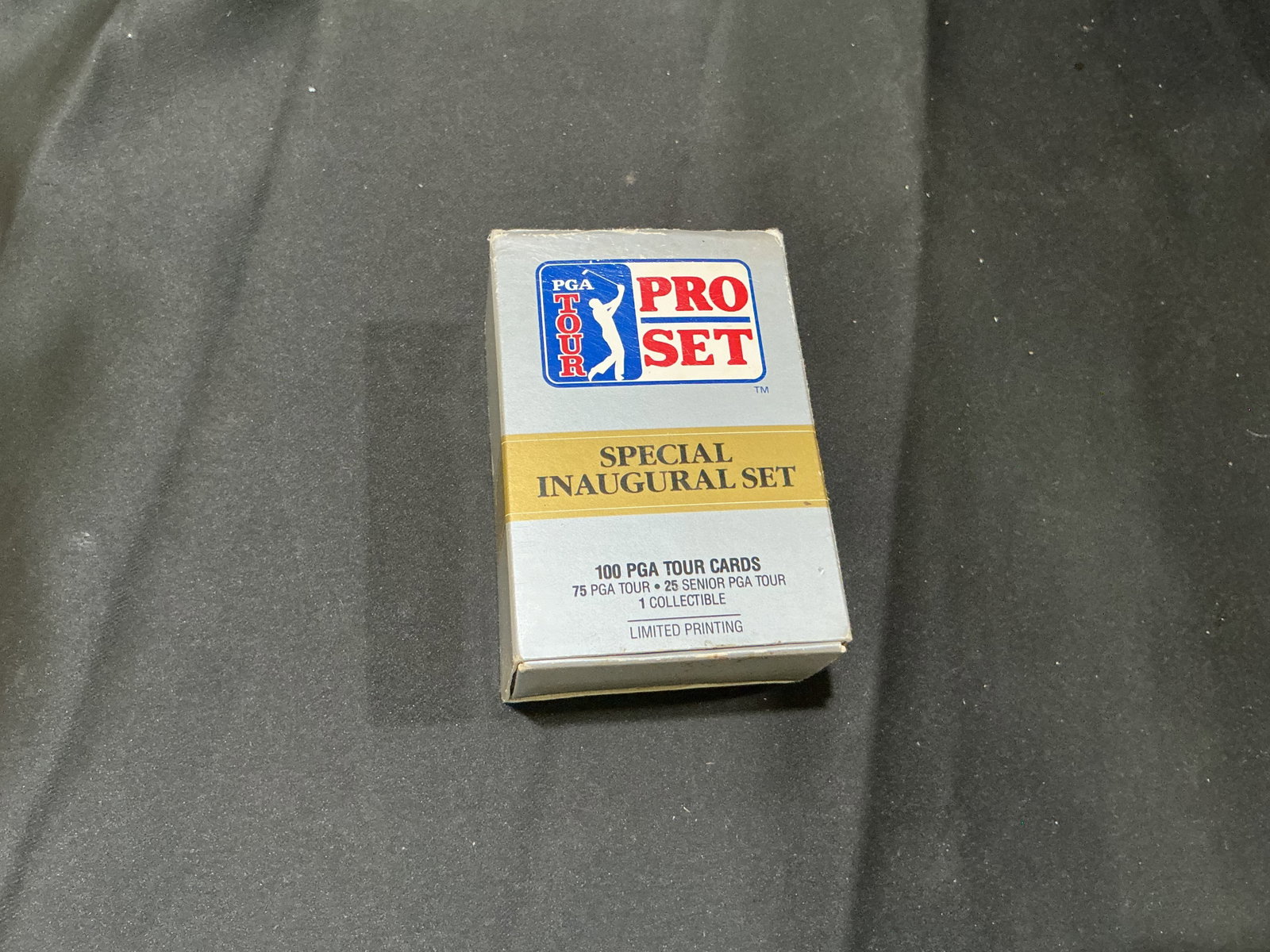 1990 Pro Set PGA Tour Special Inaugural 100-Card Set: From Pro Set's inaugural golf-card era comes this 1990 Pro Set PGA Tour Special Inaugural Set containing 100 official PGA Tour cards, comprising 75 PGA Tour players and 25 Senior PGA Tour players. Iss