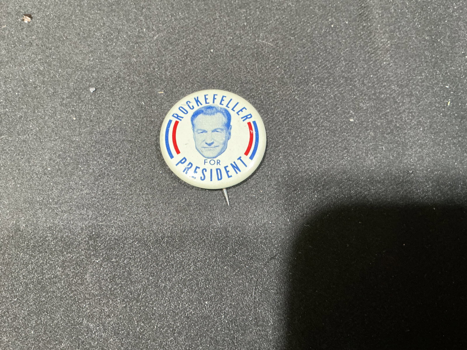 1960s Nelson Rockefeller For President Campaign Pinback (1 of 2)