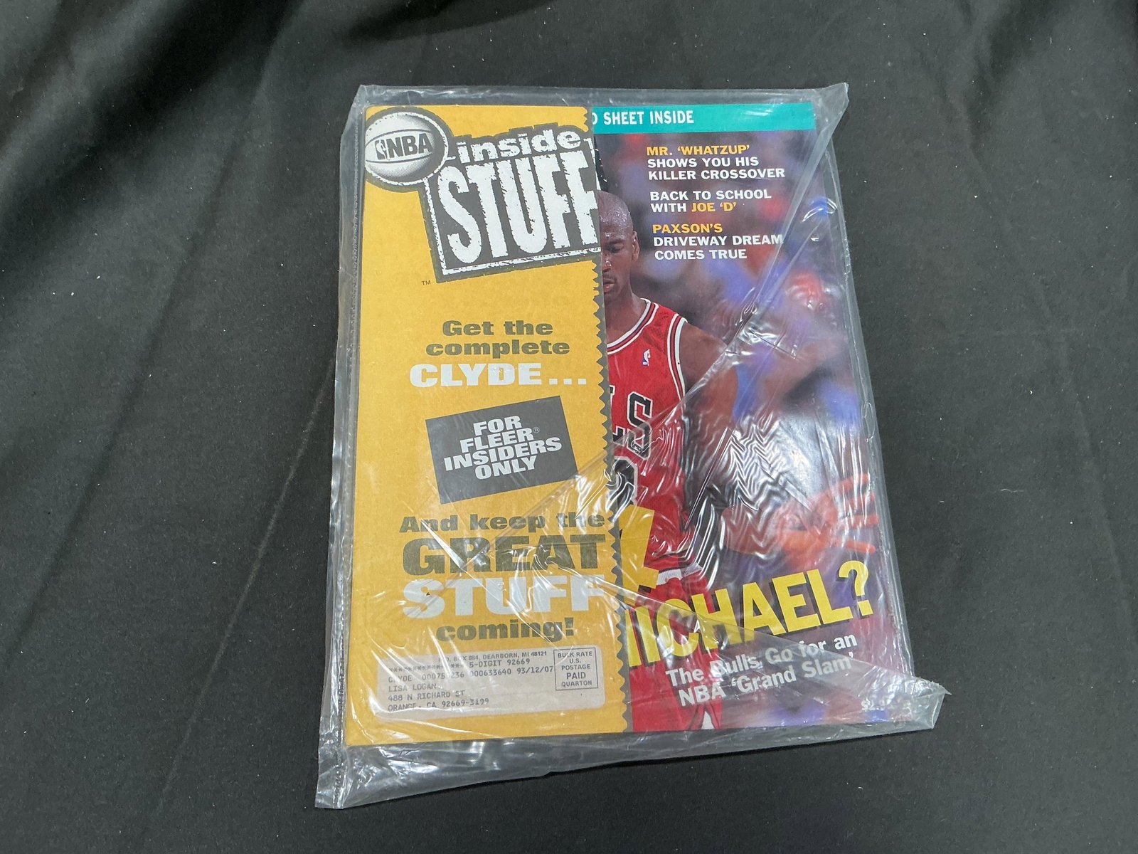 Vintage NBA Inside Stuff Michael Jordan Issue Sealed (1 of 2)