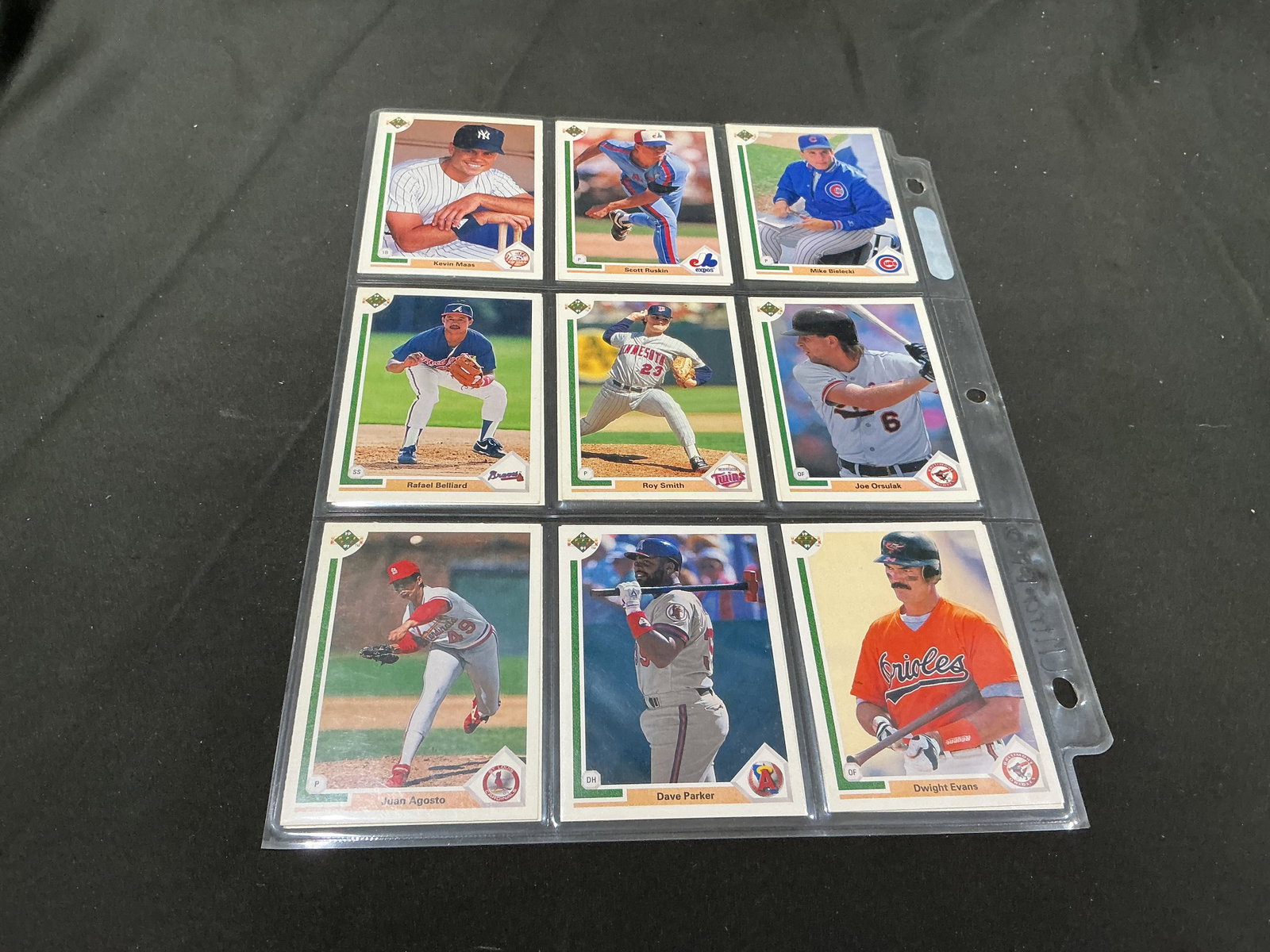 1990 Upper Deck Baseball Card Binder Lot - 2