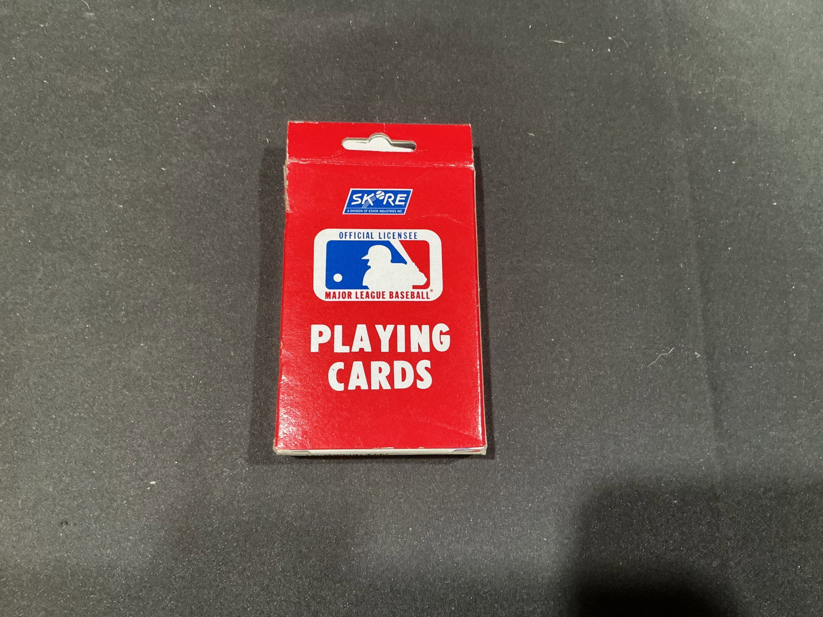 1989 Los Angeles Dodgers MLB Skore Playing Cards: Featuring the classic Los Angeles Dodgers script and baseball graphic, this 1989 Skore deck of playing cards is an officially licensed Major League Baseball collectible. The original red retail box