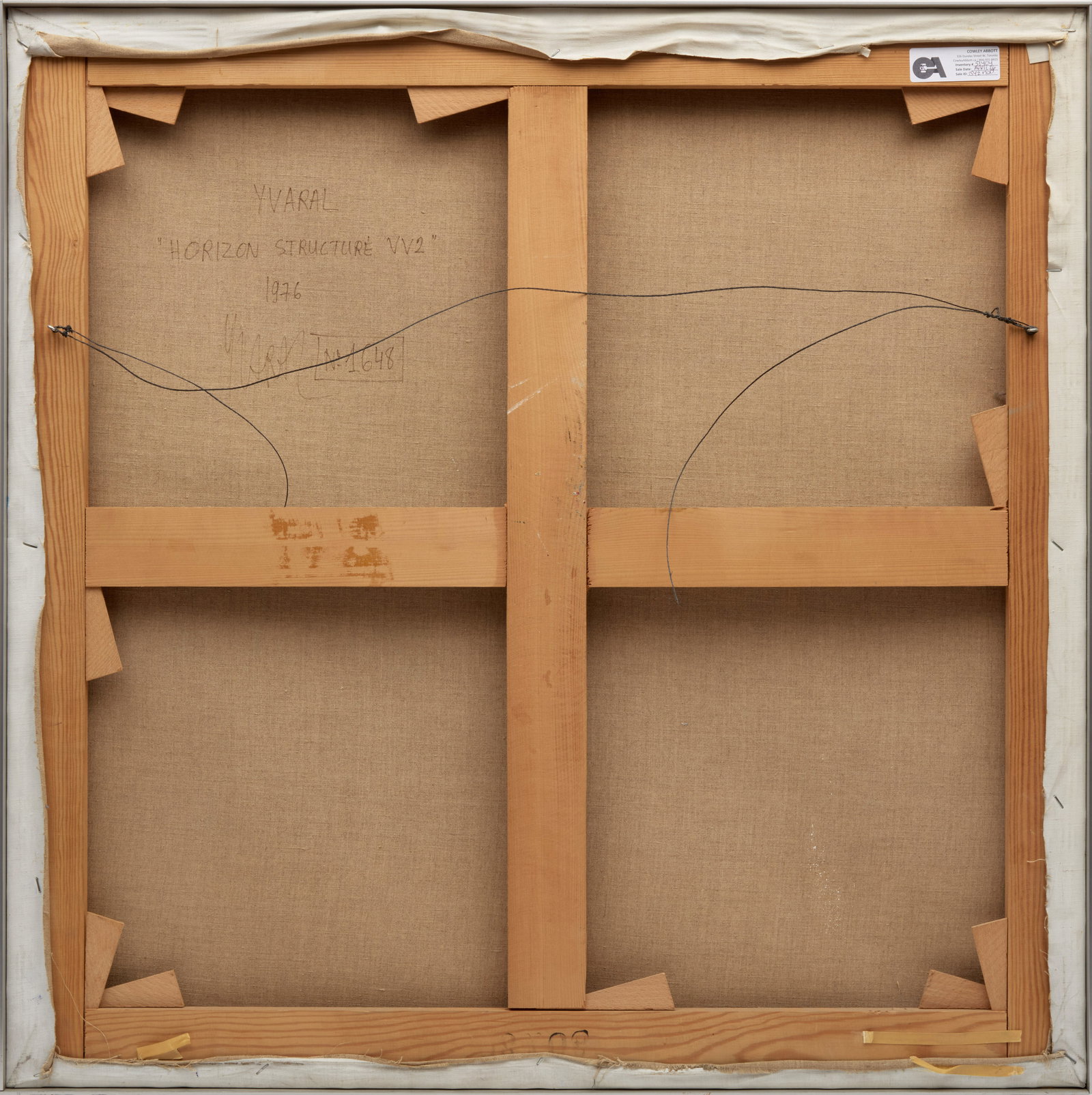 YVARAL (JEAN-PIERRE VASARELY) - Horizon Structure VV2, 1976 - 3