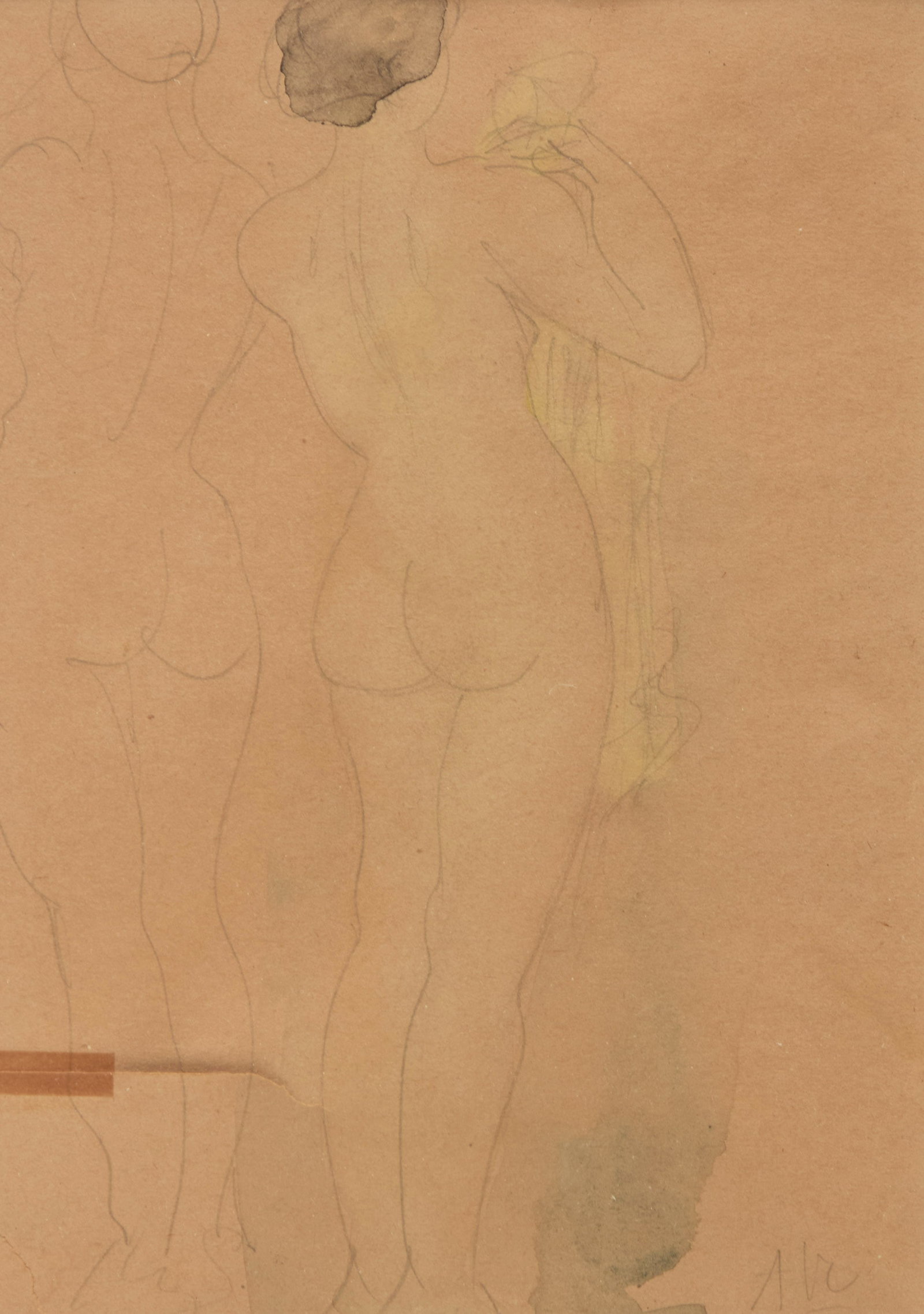 AUGUSTE RODIN - Cambodian Dancers (Double-sided) - 3