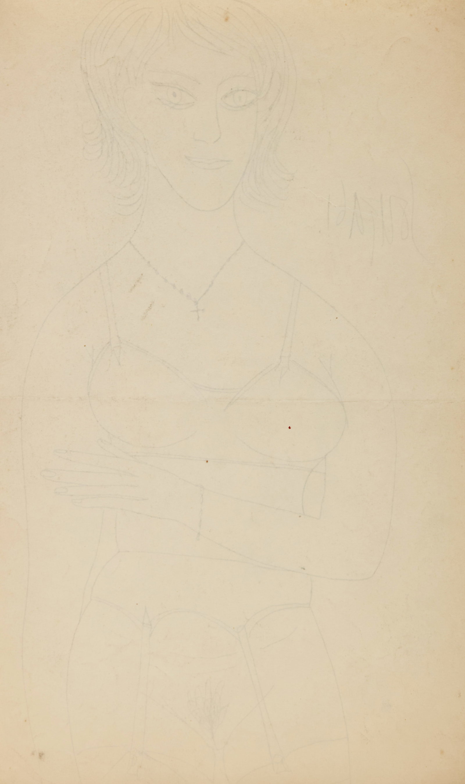 FRANCIS NEWTON SOUZA - Nude Standing in Stockings - 2