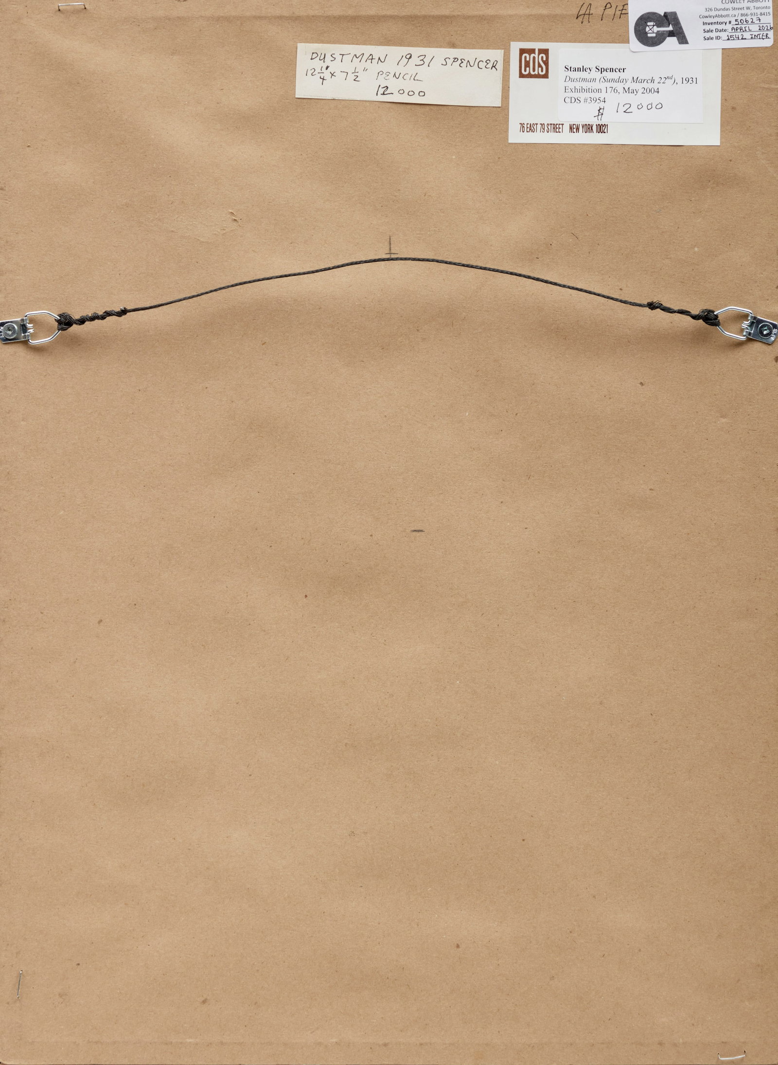 STANLEY SPENCER - Dustman (Sunday, March 22nd), 1931 - 3