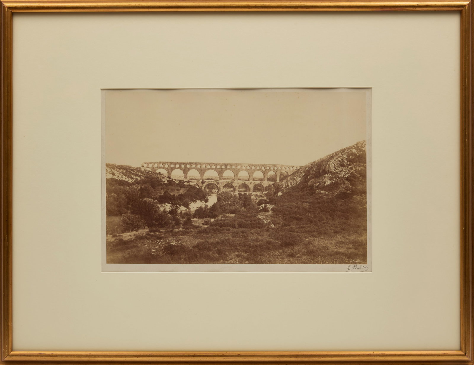 ÉDOUARD-DENIS BALDUS - Pont du Gard, 1855 - 2