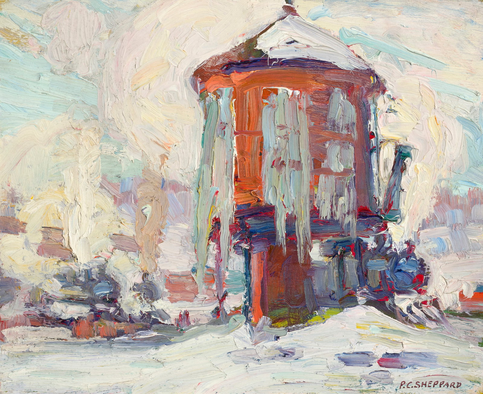 Peter Clapham Sheppard, The Gas Works, 1912 (1 of 4)