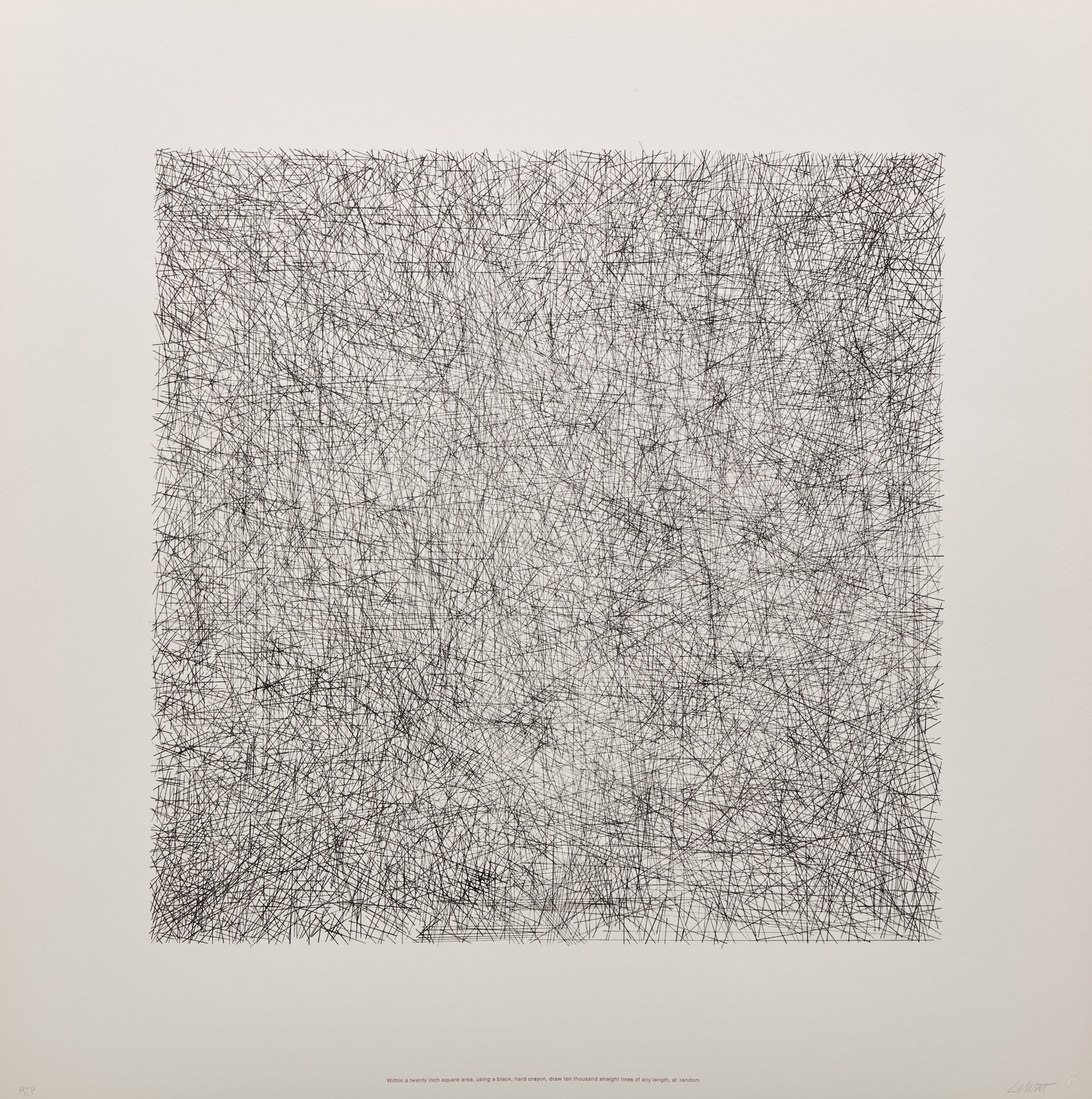 SOL LEWITT - Work from Instructions, 1971 - 4