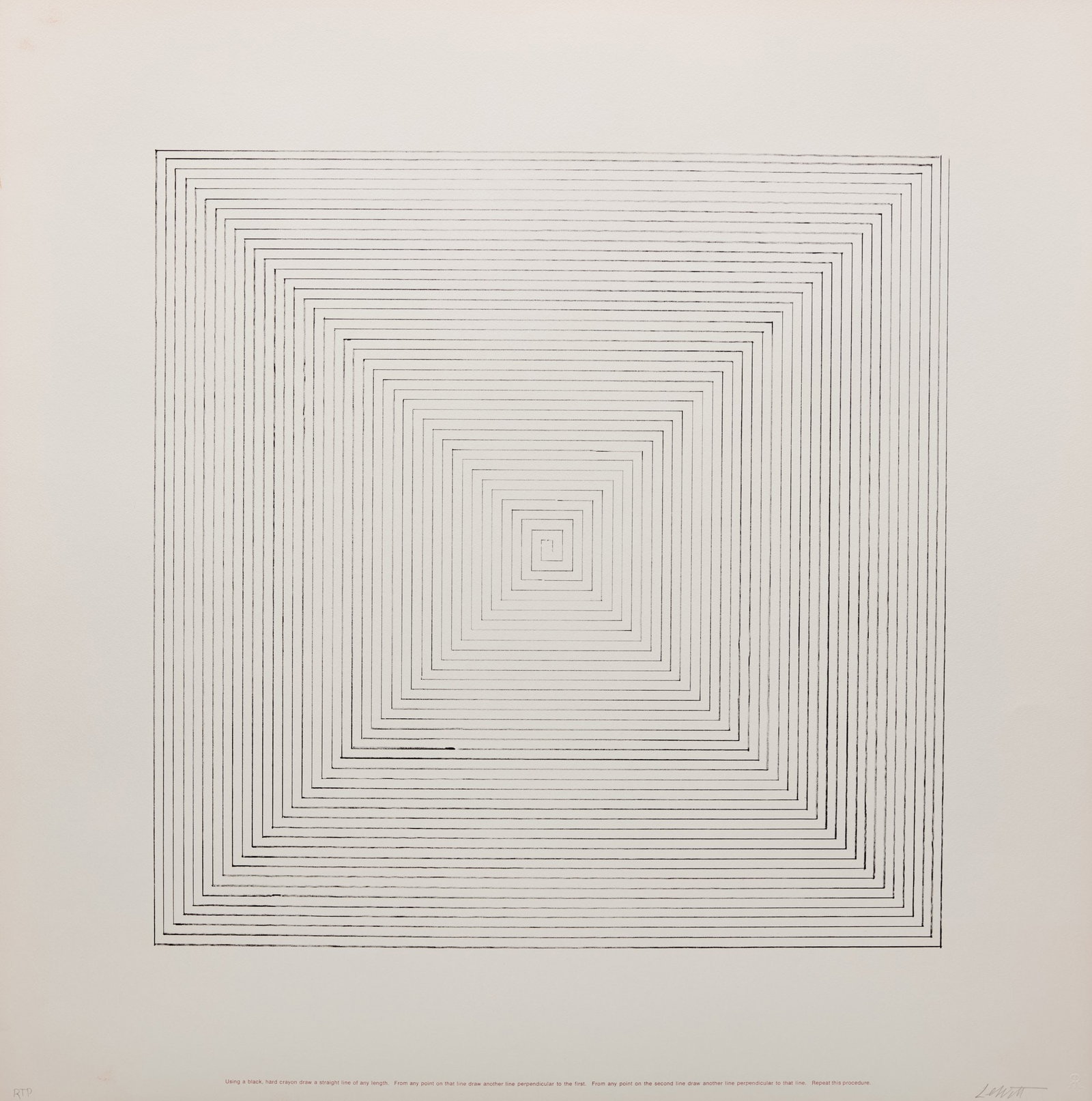 SOL LEWITT - Work from Instructions, 1971 - 5
