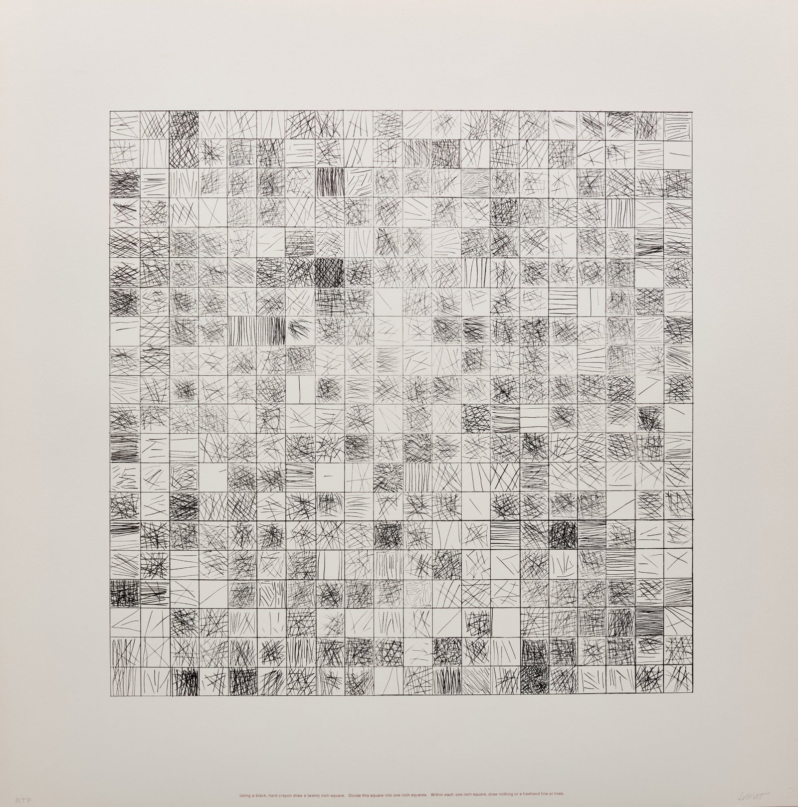 SOL LEWITT - Work from Instructions, 1971 - 7