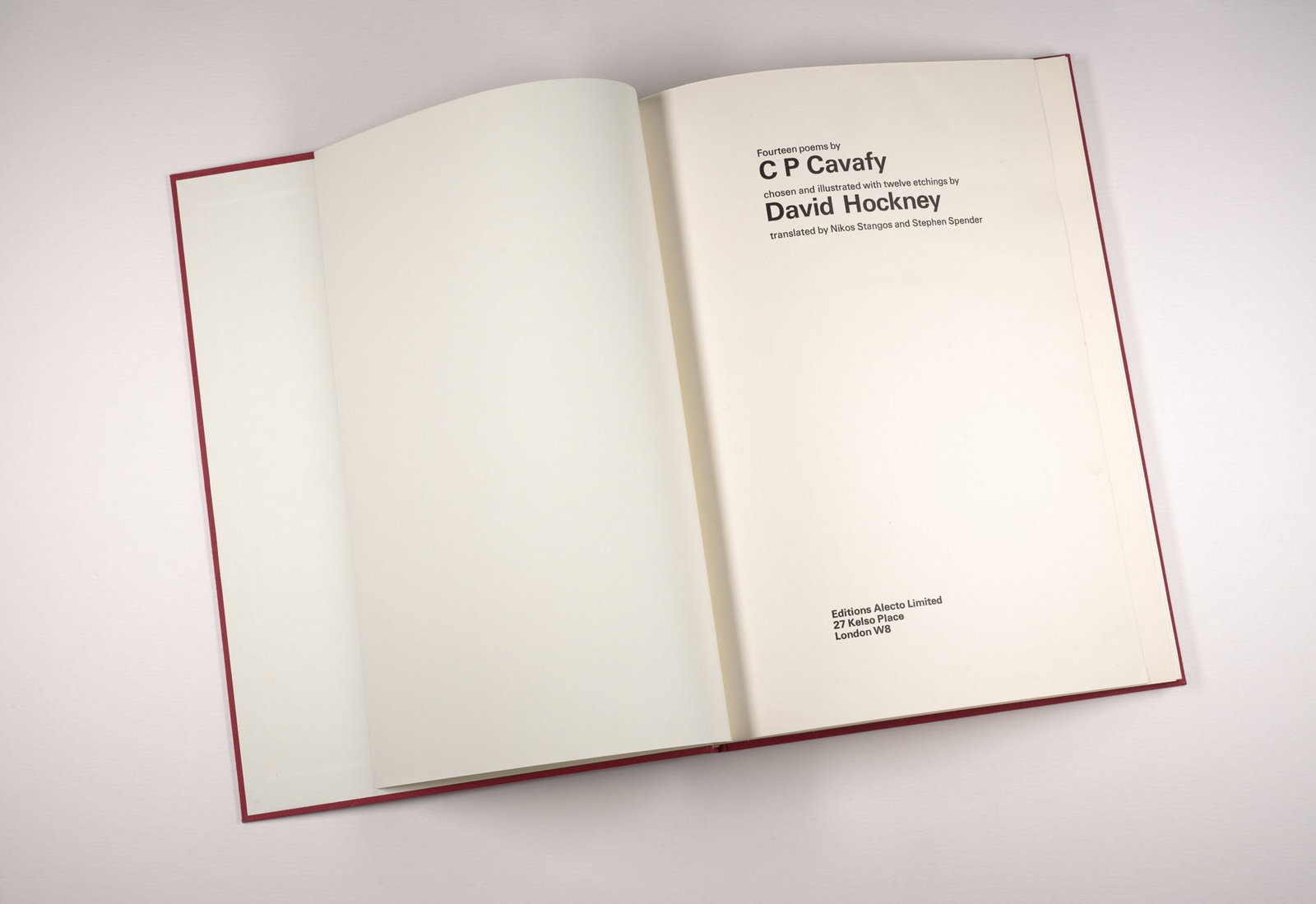 DAVID HOCKNEY - Illustrations for Fourteen Poems by C. P. Cavafy, 1967 - 4