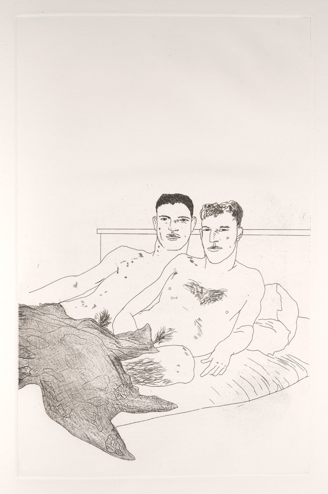 DAVID HOCKNEY - Illustrations for Fourteen Poems by C. P. Cavafy, 1967 - 9