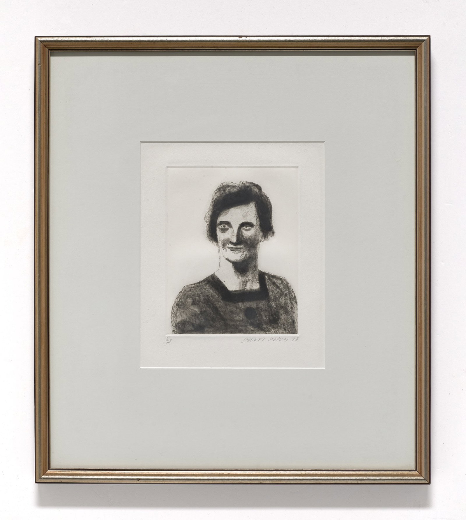 DAVID HOCKNEY - My Mother Twenty Years Ago, 1973 - 2