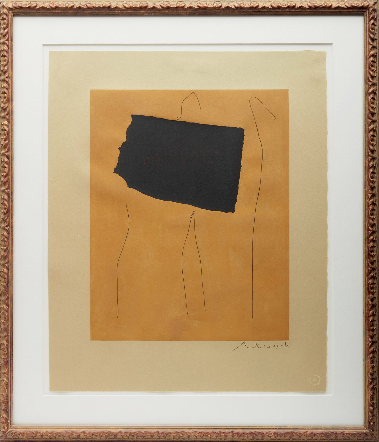 ROBERT MOTHERWELL - Oy/Yo (B. 196), 1978 - 2