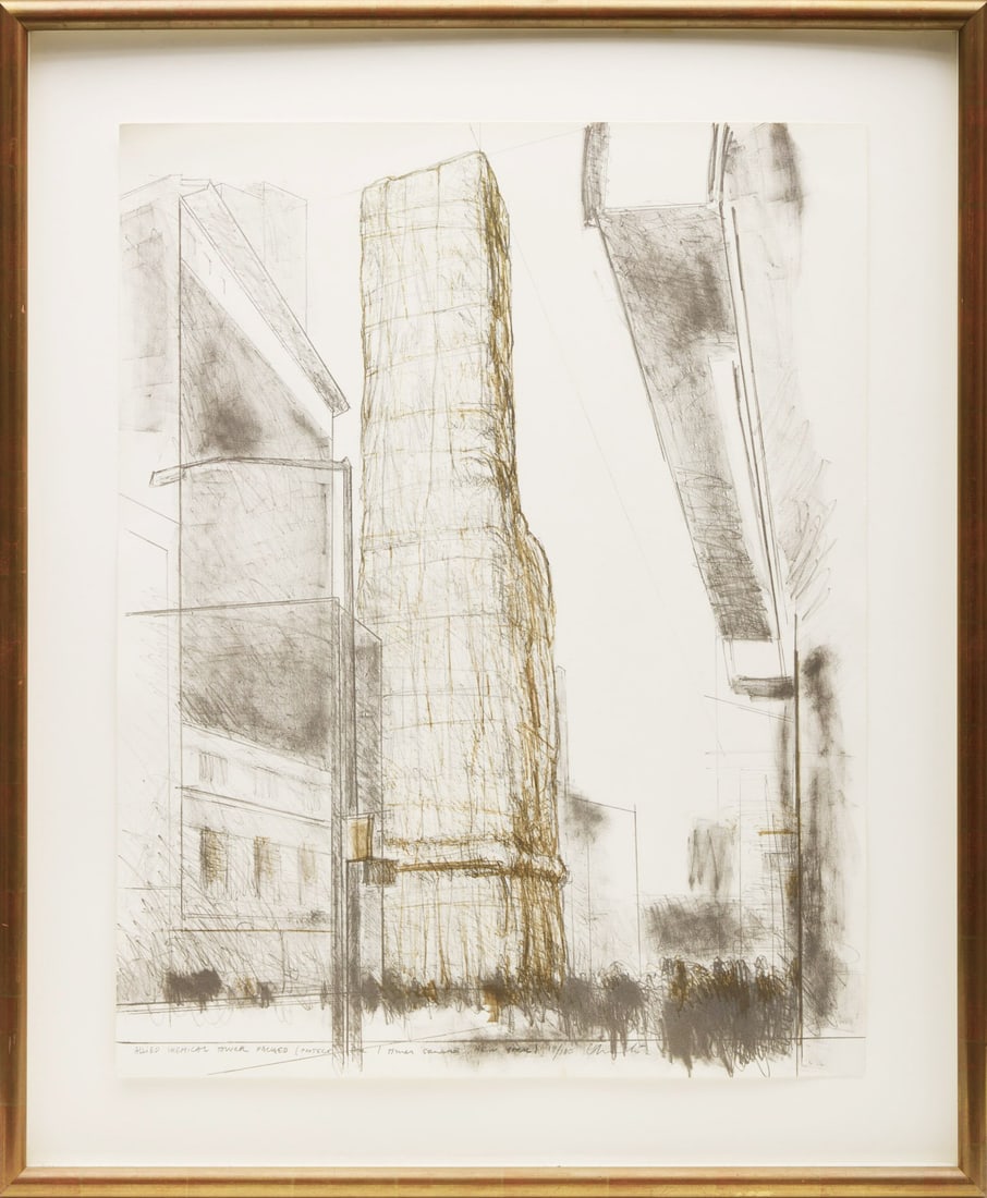 CHRISTO - Allied Chemical Tower, Packed, Project for 1 Times Square, New York, from (Some) Not Reali - 2