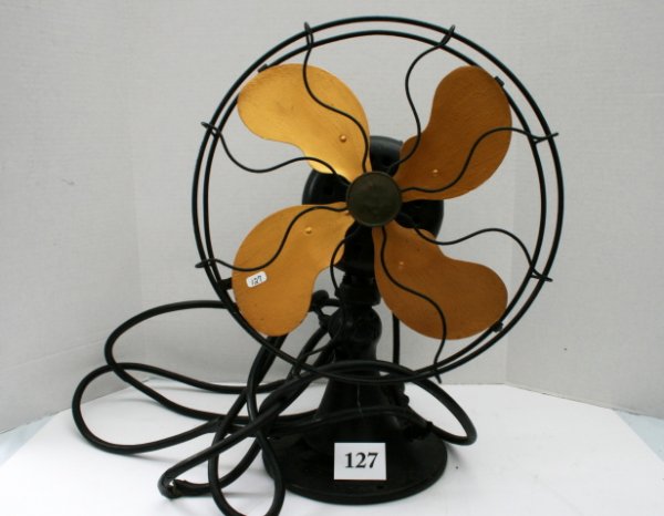 Emerson Fan: Emerson Fan – Blade is painted – bad cord –cannot determine if runs – 13" cage