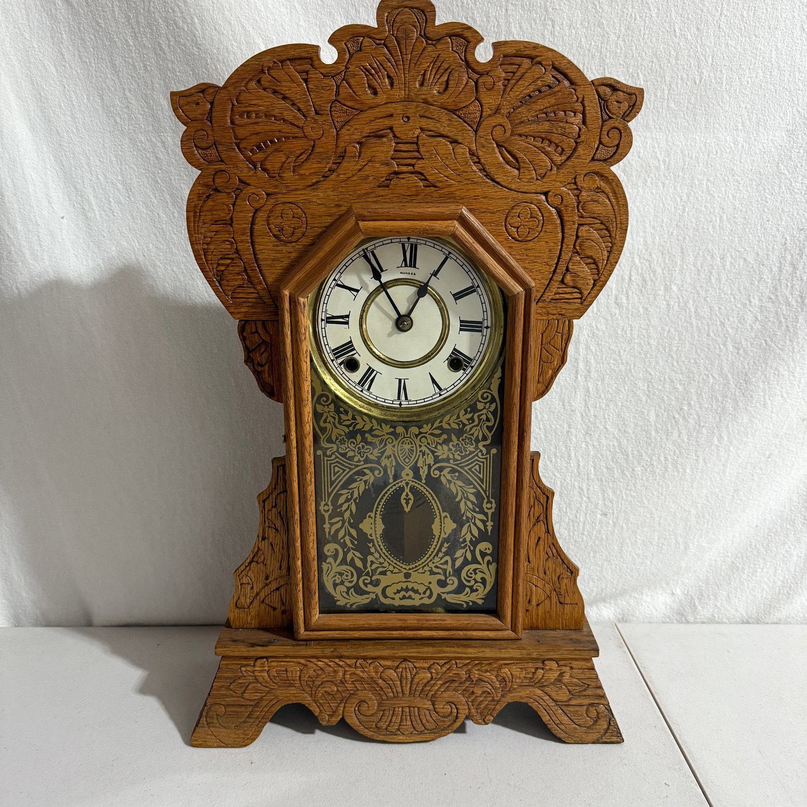 Gingerbread Parlor Mantel Clock 1905–1925 - 13