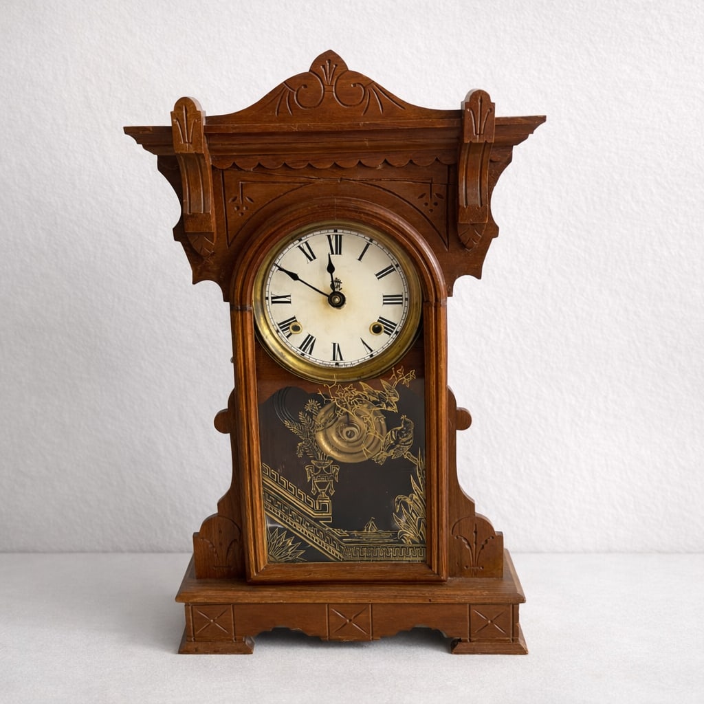 American Gingerbread / Parlor mantel clock 1895–1915 (1 of 14)