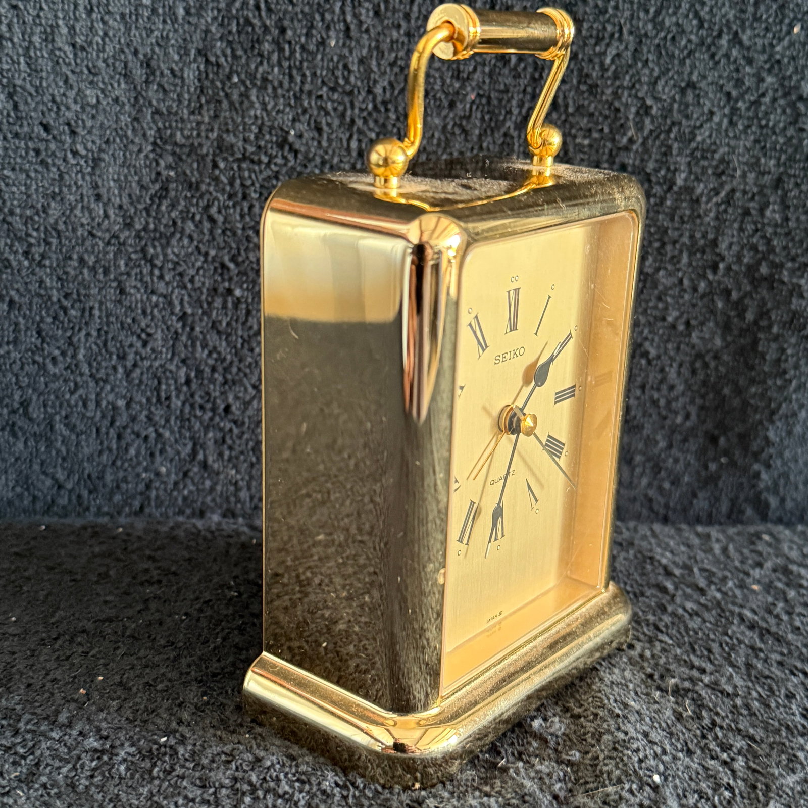 Seiko quartz carriage-style desk clock - 2