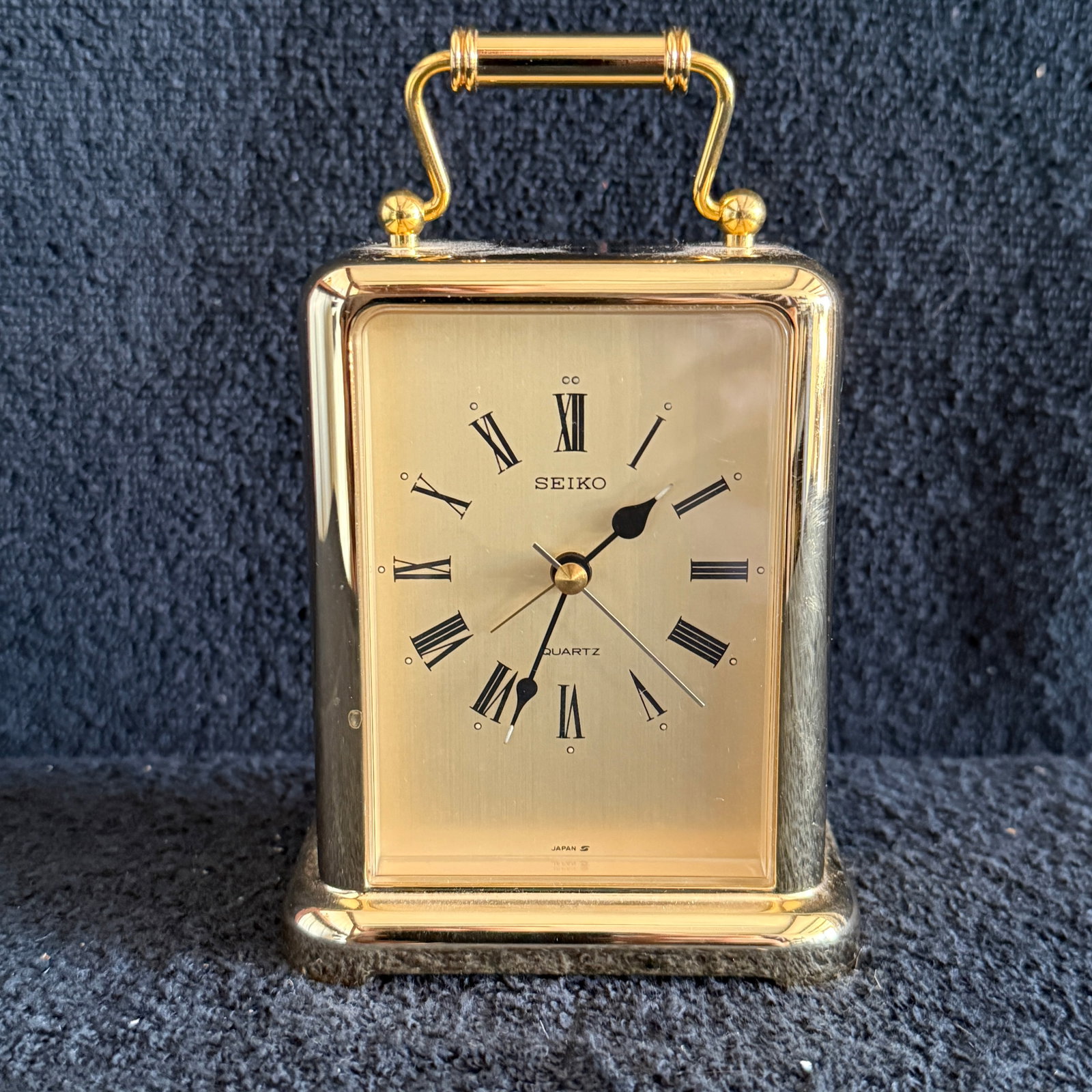 Seiko quartz carriage-style desk clock - 9