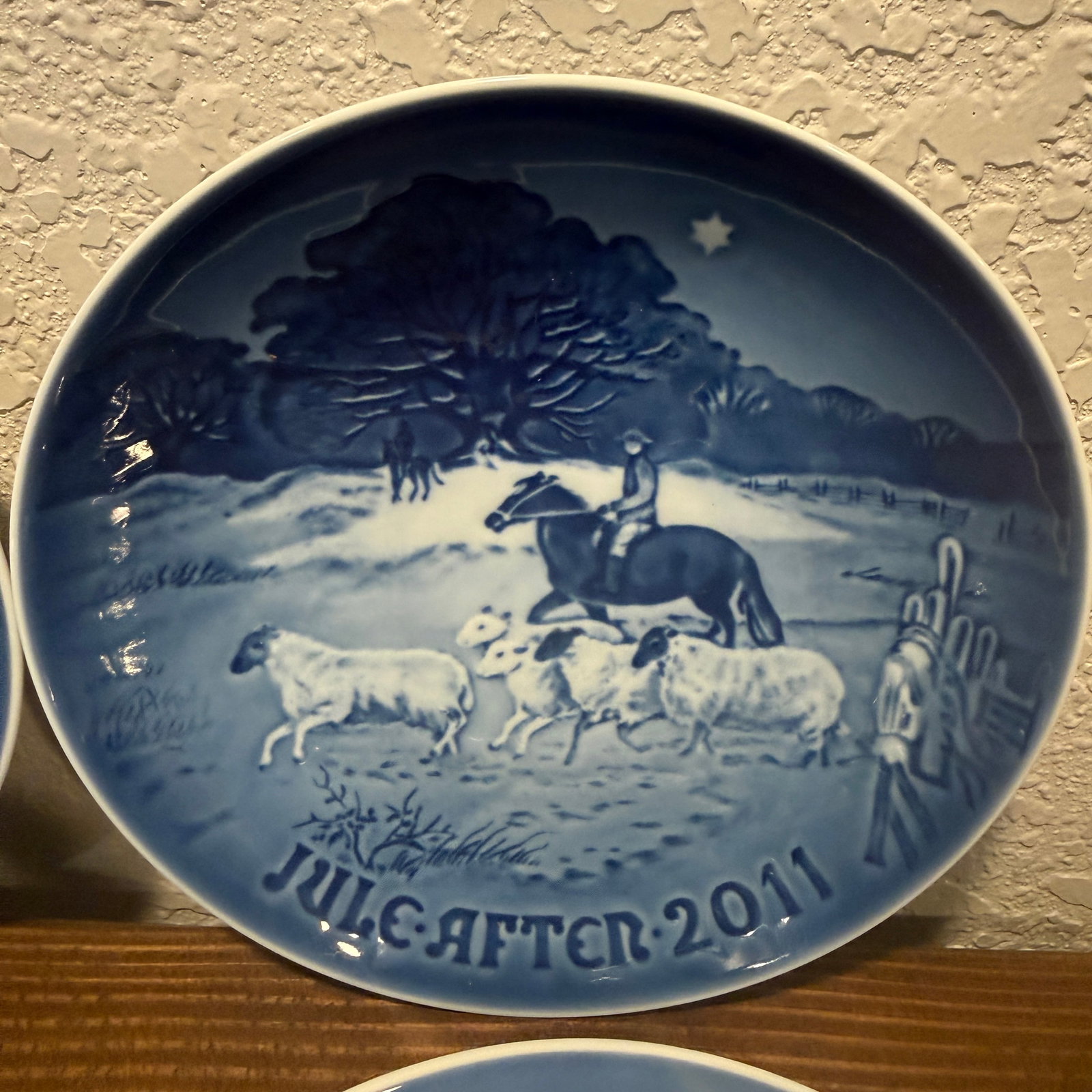 Royal Copenhagen Christmas plates (Jule Aften series) 2010, 2011, 2014, 2015 - 4