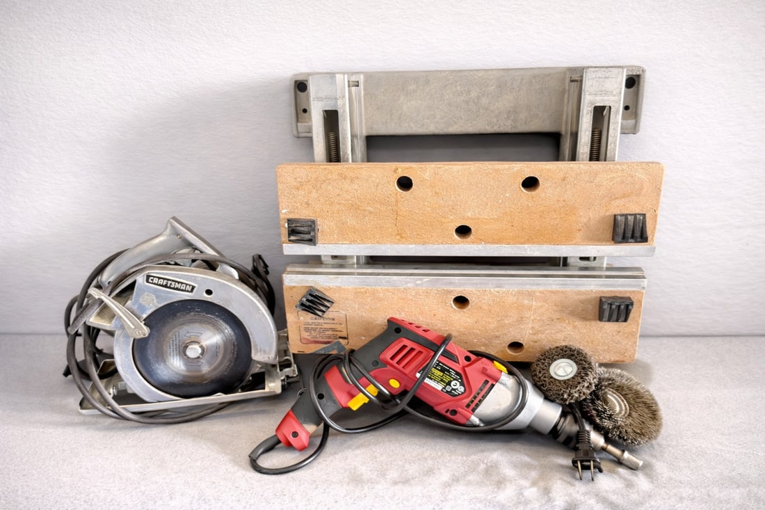 Mixed Power tool and Shop accessory lot (1 of 20)