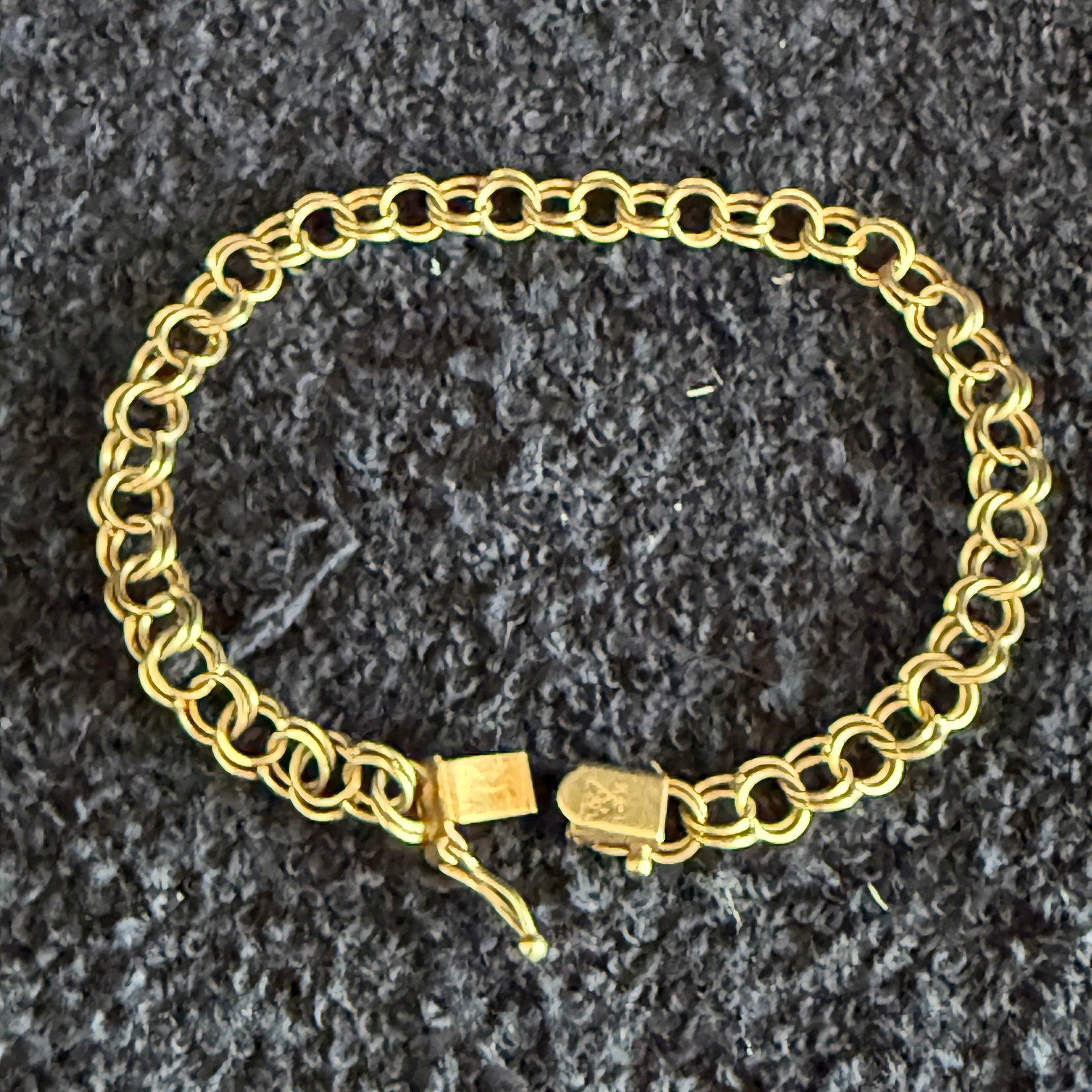 14K gold 7" bracelet, 6 grams - 2