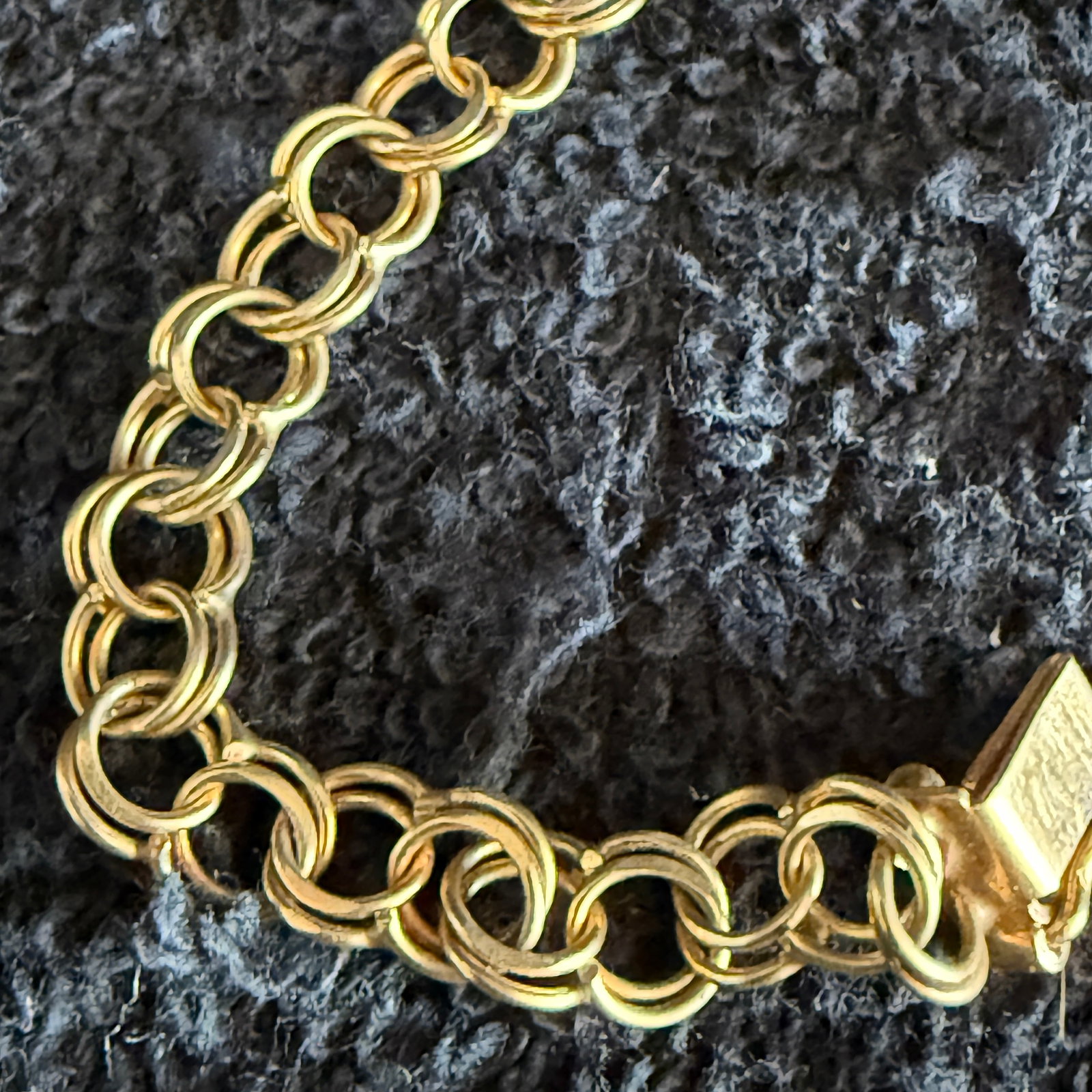 14K gold 7" bracelet, 6 grams - 4