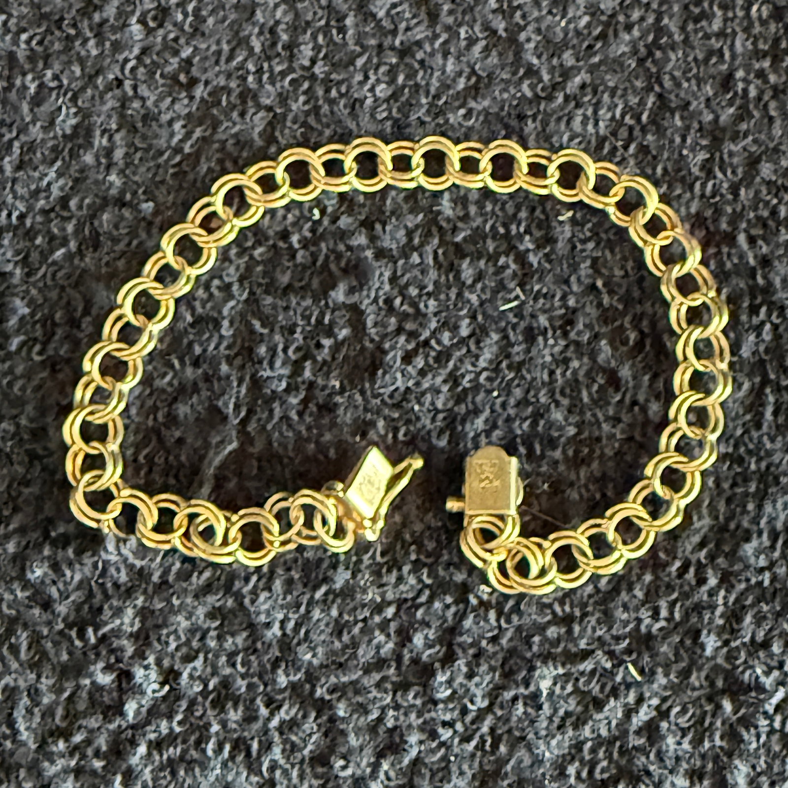 14K gold 7" bracelet, 6 grams - 5