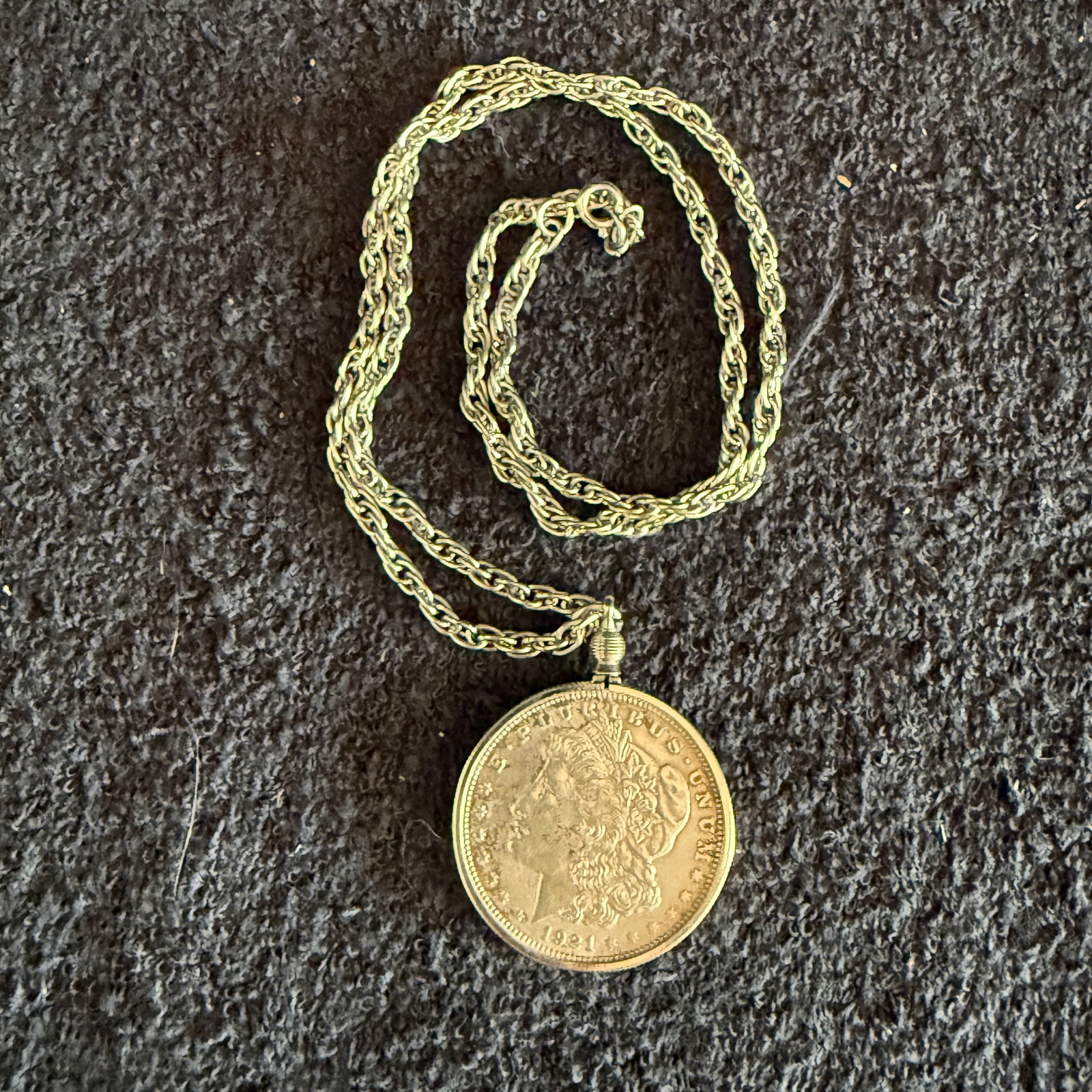 Morgan Silver Dollar Pendant (1878–1921) - 2