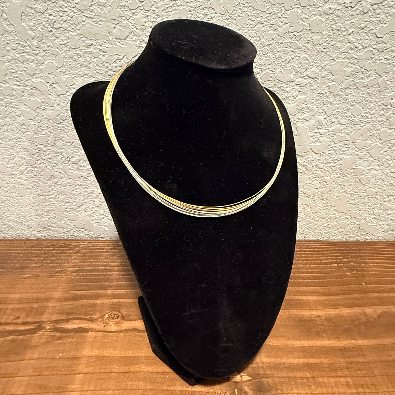 Multi-strand collar-style 16" necklace - 2