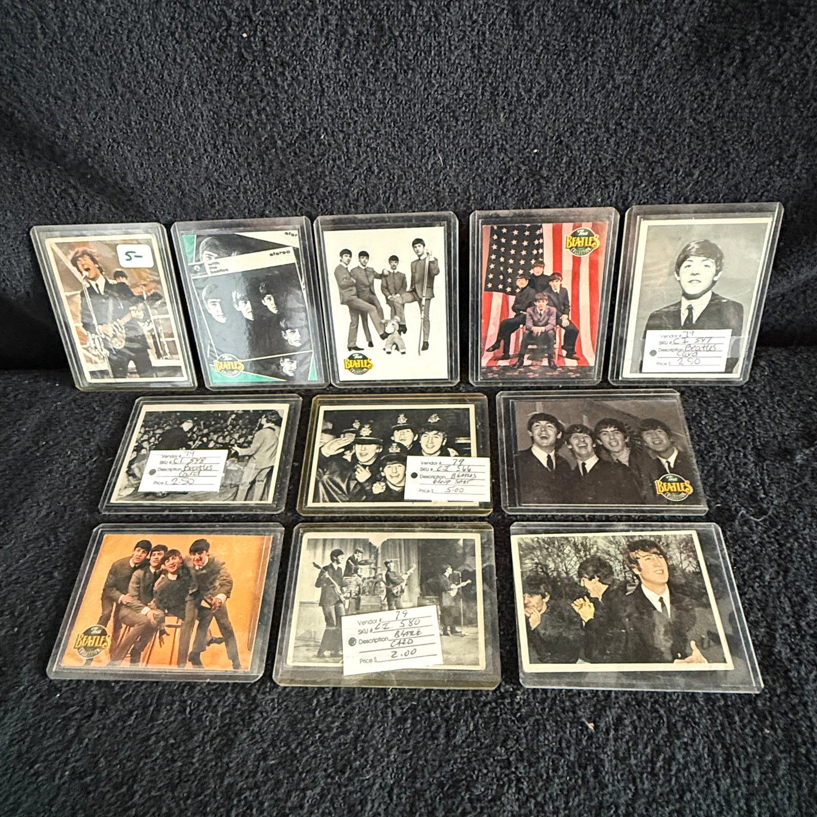 Vintage Beatles Trading Cards Lot Topps Series + Photo Cards Collection - 2