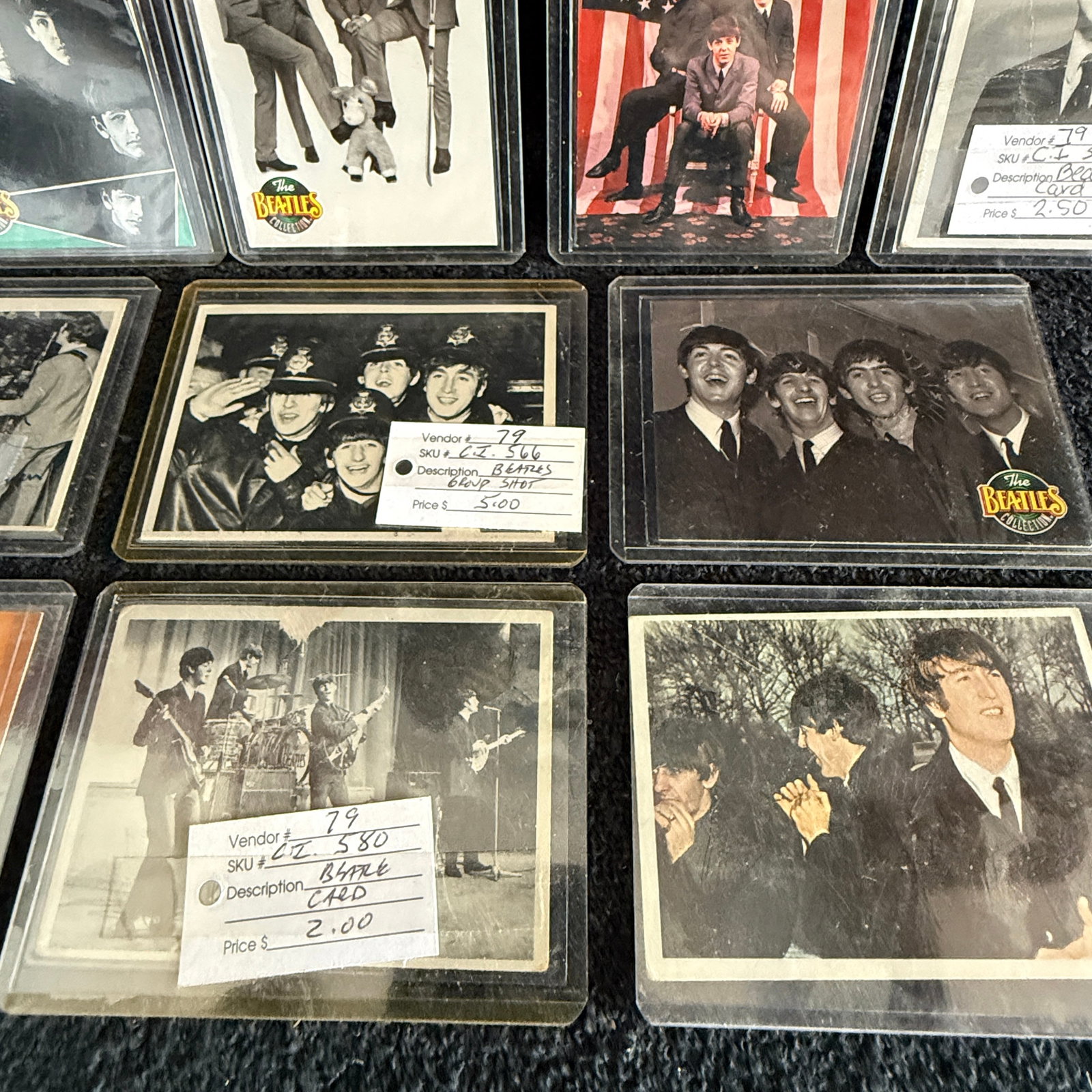 Vintage Beatles Trading Cards Lot Topps Series + Photo Cards Collection - 6