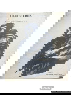 Eight Studies By Mexican Master's of Graphic Art: This set includes 8 posters featuring 8 different Mexican artists. All lithograph prints are black and white and measure 16" x 20". This set was published by the Latin American Research Bureau in New