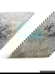 Antique Postcard Album: This album includes 120 antique postcards of varying themes. The Album itself is a rustic design with a Repousse Image of an Elk. The postcards themes include: Christmas, New Years, Valentines, Good