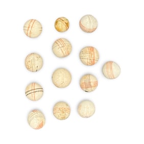 Antique German "China" Marbles.