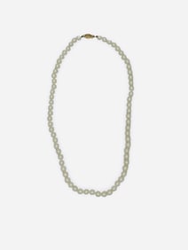 Pearl Necklace with 14k gold clasp