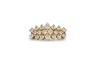 14K Gold CZ Ring