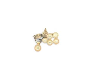 Caribe Pearl Sterling Silver Brooch